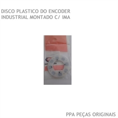 Disco Plastico Do Encoder Industrial Montado C/ Imâ  PPA