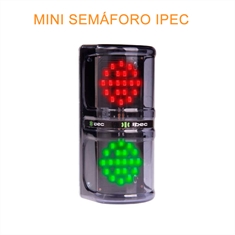 Semáforo De Liberação Ipec Verde/vermelho Mini 12 Ac/dc