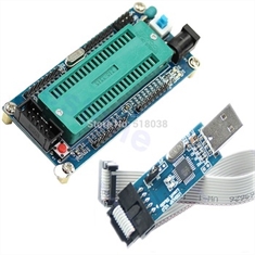 Conjunto ATMEL para ATMEGA16 ATmega32 AVR placa de sistema mínimo + programa USB ISP USBasp