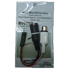 Microfone com acabamento nos conectores MF1C
