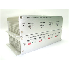 UTP Video - Receiver e Transmitter - 4 Channel