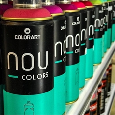 NOU Colours Spray Colorart p/ Grafite - 400ml - Bege Kraft - 70211