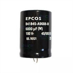 6 Peças Ci Capacitor Epcos 6800 X 100v * 6800x100v Snap-in