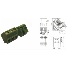 1000 - Kf-103 Verde 45º Kre 2t Kit C/ 1000 Peças