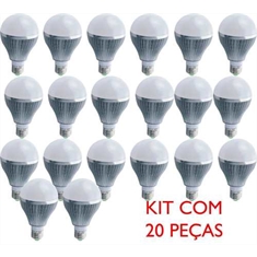 Kit Com 20 Lampadas De 7w Branca Fria Ou Quente