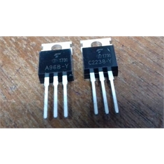 20 Pares Transistor 2sa968 Y + 2sc2238 Toshiba Original
