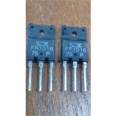 Transistor Fn1016 + Fp1016 Original / Par + Carta Registrada