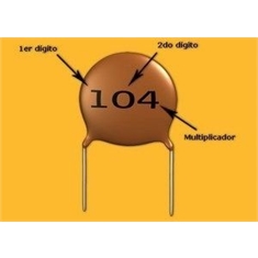 1000 X Capacitor Ceramico 104 50v /  Kit Com 1000 Peças