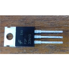5 X Transistor Fqp33n10 * Fqp 33n10 P33n10 / Kit Com 5 Peças