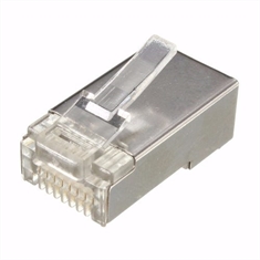 Plug Modular Yh015 8p8cs Rj45 Blindado Kit Com 60 Peças