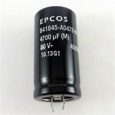 Ci Capacitor Epcos 4700 X 80v * 4700x80v Snap-in