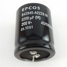 Capacitor Epcos 2200 X 200v * 2200x200v Snap-in