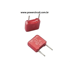 CAPACITOR POLIESTER 100NF/63V 5% P:5,0MM WIMA