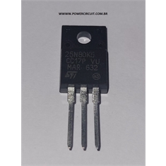 MOSFET STF25N80K5  TO-220  ISOLADO ST