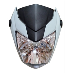 Carenagem Farol Completa Compatível Titan-160 EX 2020 (Branco Perolizado) Sportive