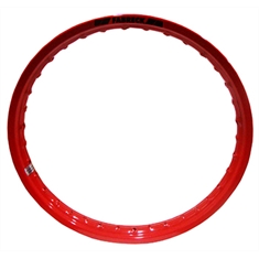 Aro Roda 1.60x18 Compatível Titan Dianteiro Alumínio (Vermelho) Fabreck