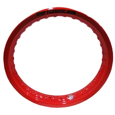Aro Roda 1.85x14 Compatível Biz/Pop Traseiro Alumínio (Vermelho) Fabreck