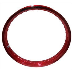 Aro Roda 1.85x18 Compatível Titan Traseiro Alumínio (Vermelho Escuro) Fabreck
