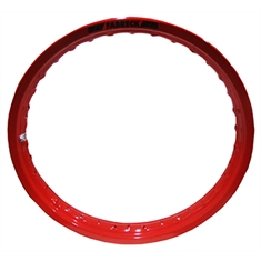 Aro Roda 1.85x18 Compatível Titan Traseiro Alumínio (Vermelho) Fabreck
