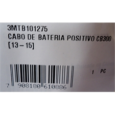 Cabo Bateria Positivo Compatível CB-300 2013/2015 Zouil