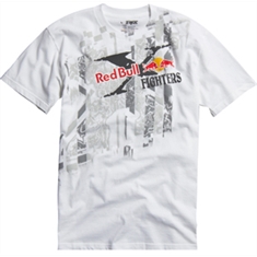 Camiseta Fox Red Bull Double X (Branco)