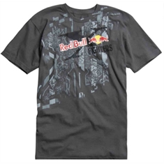 Camiseta Fox Red Bull Double X (Cinza)