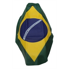 Capa Banco Compatível Biz-125 Modelo Bandeira Brasil Proter Capas