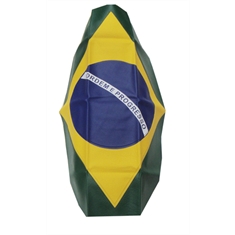 Capa Banco Compatível CG/Titan-125 Bandeira Brasil Proter Capas