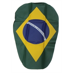 Capa Banco Compatível Titan-150 09 Bandeira Brasil Proter Capas
