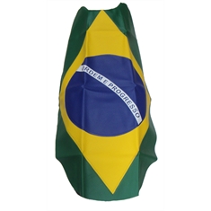 Capa Banco Compatível Titan-125 KS/ES Bandeira Brasil Proter Capas