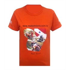 Camiseta Pará Baby Look Motomoura Racing - Camiseta Baby Look Motomoura Racing