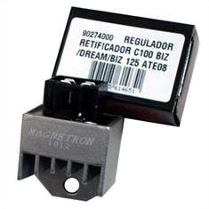 Retificador Regulador Compatível C-100 Biz/Dream/Biz-125 (Pequeno) Magnetron