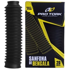 Sanfona Bengala 20 Dentes Compatível NXR-125/150 Bros (Preto) Tork