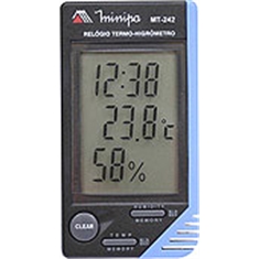 Relógio Termo-higrômetro MT-242 Minipa - MT-242