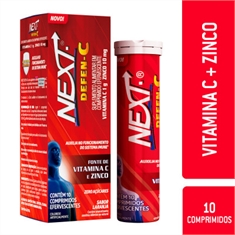 Next Vitamina C + Zinco 10 Comprimidos