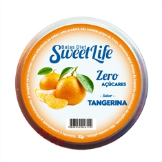 Bala sem açúcar Sweet Life 32g - Tangerina