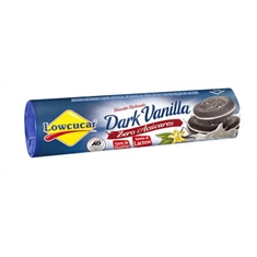 Biscoito recheado sabor Dark Vanilla zero açúcar Lowçúcar - Pct. 120g