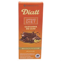 Chocolate Diet Castanha de Cajú Diatt - 2 barras de 25g