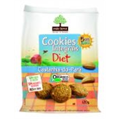 Cookies Integral Organico Diet Mãe Terra 120g - Castanha