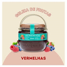 Geleia de FRUTAS VERMELHAS Zero Homemade 250g