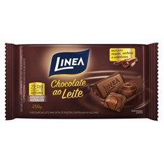 Chocolate Ao Leite Zero Açucar Linea Sucralose 250g