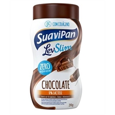 Pó para preparo de bebida sem açúcar sabor Chocolate - Suavipan - Pote 210g